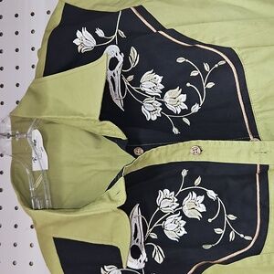 Boozelele Western Cowgirl- 100% Cotton Print Short Sleeve Dress